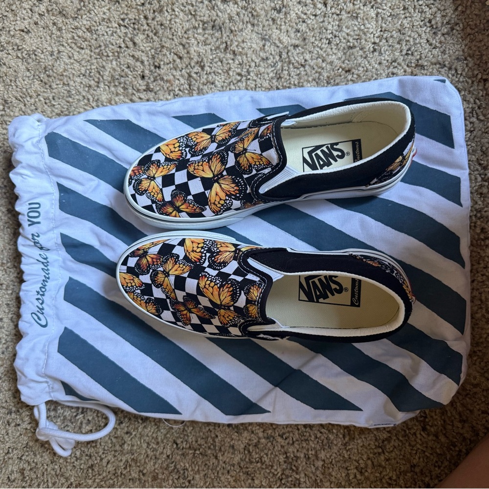 Vans Black and White Women's Sneakers
